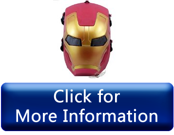 Examining caxa Iron Man Airsoft Wargame Skull Face Protect Cosplay Tactical Mask